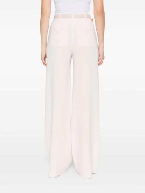 Max Mara belt straight trousers - Pink