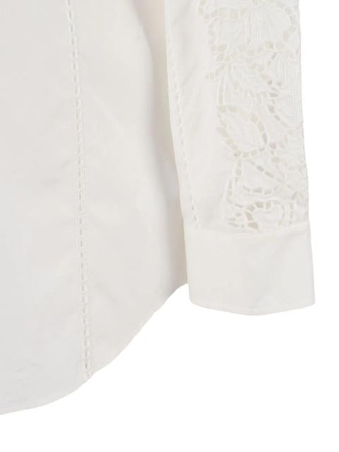 Weekend Max Mara Elmi floral lace shirt - White