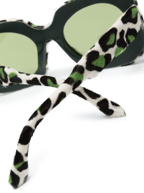 Marni Eyewear Jellyfish Lake square-frame sunglasses - White