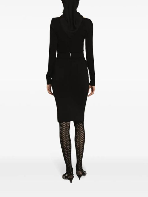 Dolce & Gabbana ribbed knit top - Black