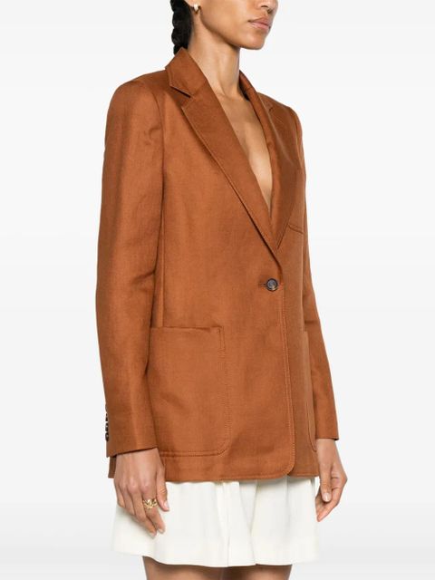 Max Mara Boemia single-breasted blazer - Brown