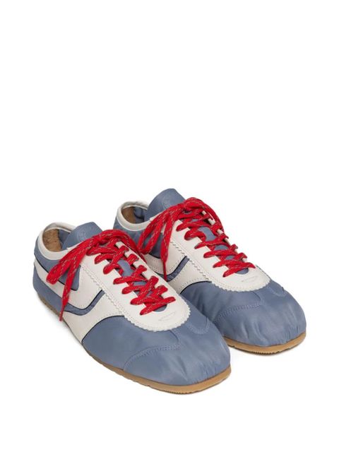 DRIES VAN NOTEN panelled sneakers - Blue