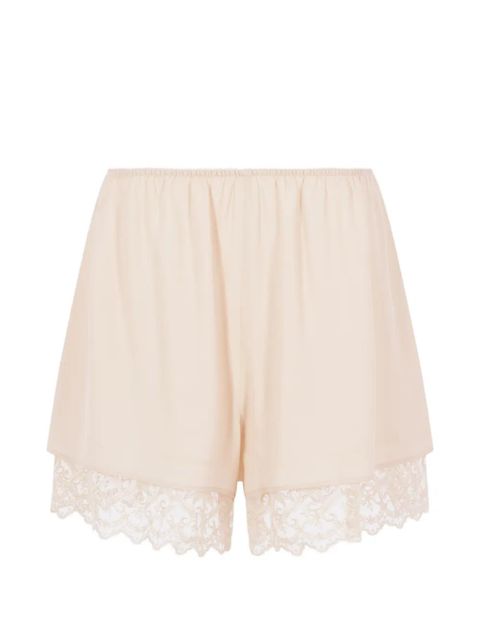 Simone Rocha lace-trim shorts - Neutrals - zdjęcie produktu nr 1