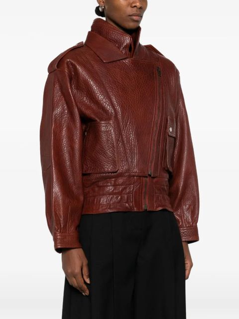 ISABEL MARANT Aneli zip pocket jacket - Red