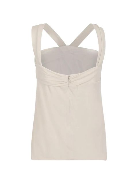 ISABEL MARANT crossover-strap top - Neutrals