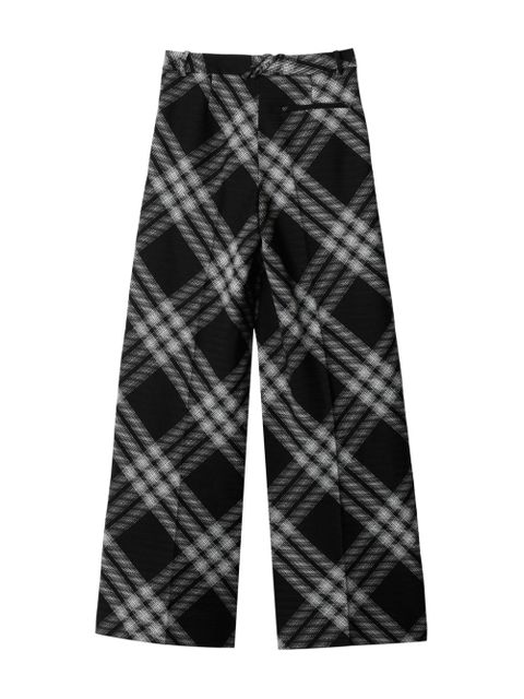 Burberry Vintage Check wool trousers - Black