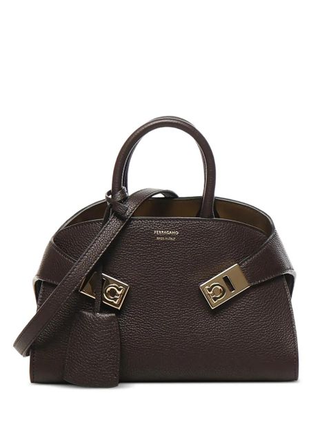 Ferragamo keychain-charm tote bag - Brown - zdjęcie produktu nr 1