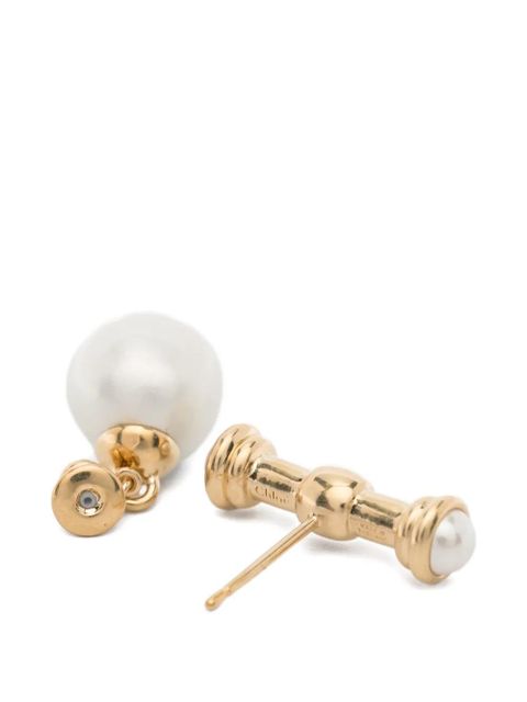 Chloé pearl-detail earrings - Gold