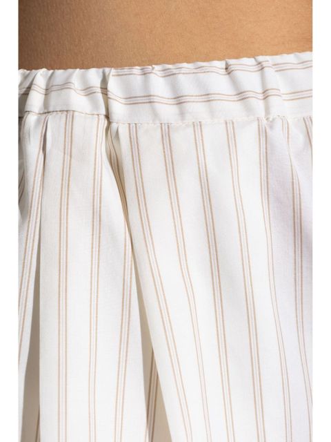 Marni striped shorts - White