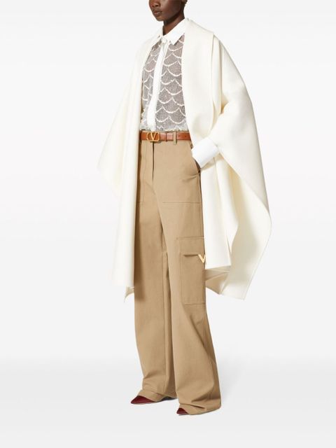 Valentino Garavani canvas cargo trousers - Neutrals