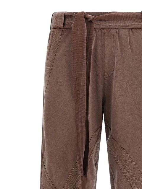 The Attico panelled split trousers - Brown