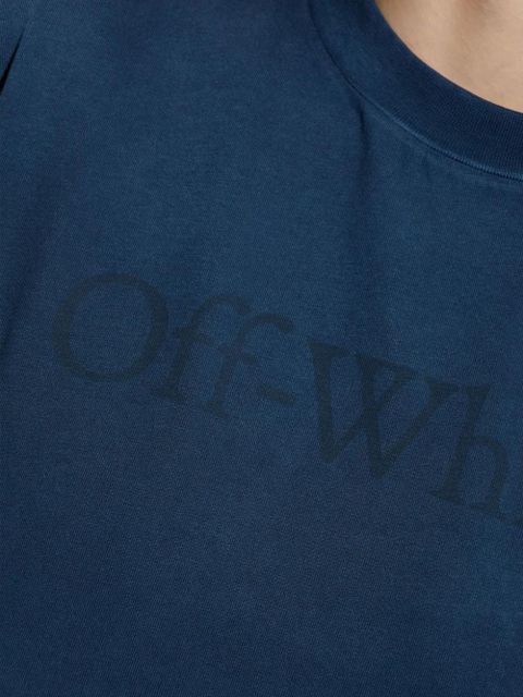 Off-White logo-print T-shirt - Blue
