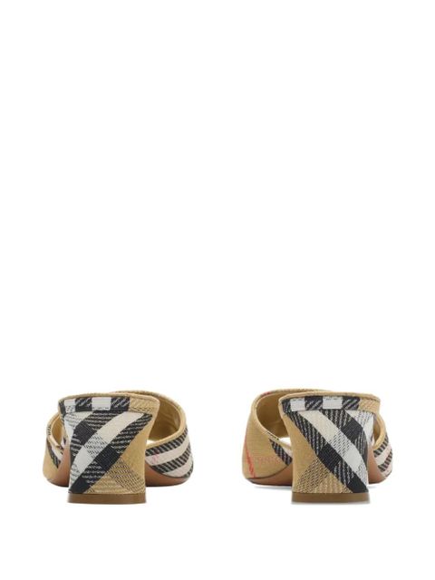 Burberry 45mm Sloane heeled sandals - Neutrals