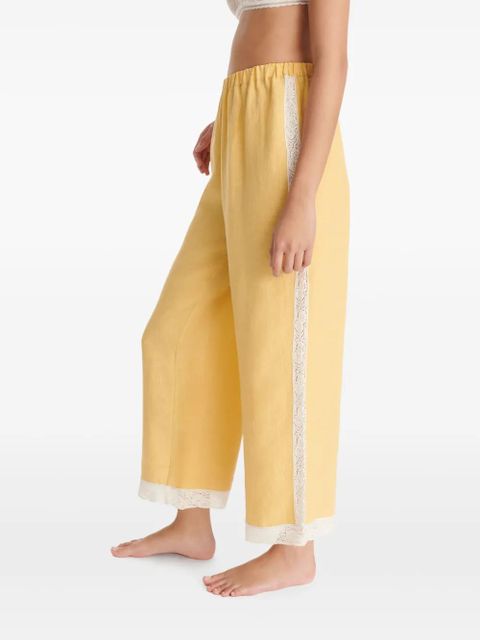 ERES Lagune linen trousers - Yellow