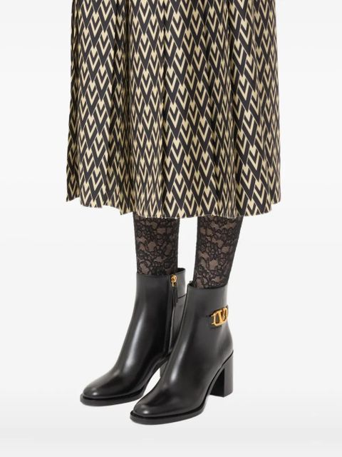 Valentino Garavani 75mm VLogo Signature ankle boots - Black