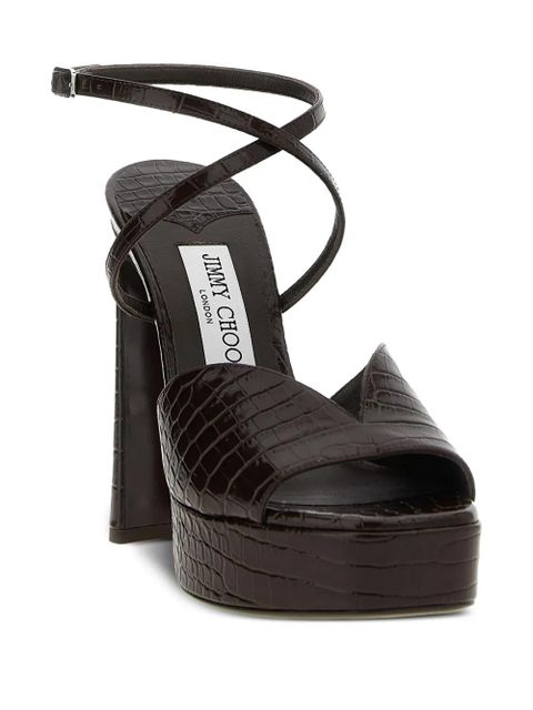 Jimmy Choo 125mm Karli platform sandals - Brown - zdjęcie produktu nr 2