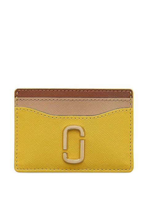 Marc Jacobs two-tone leather card case - Yellow - zdjęcie produktu nr 1
