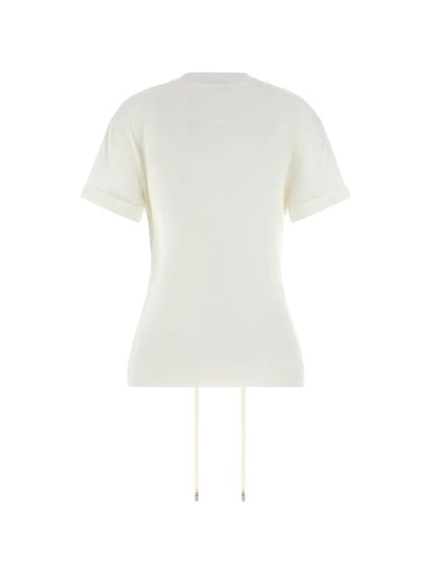 Alexander McQueen lace-up corset T-shirt - Neutrals - zdjęcie produktu nr 2