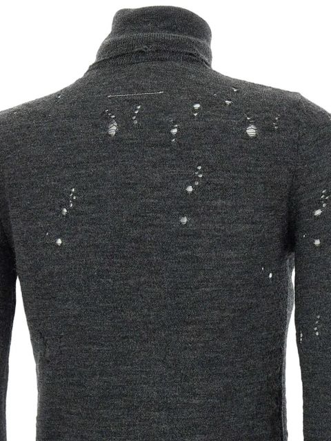 MM6 Maison Margiela distressed wool sweater - Grey