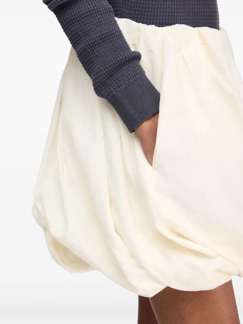 JW Anderson rolled mini skirt - Neutrals