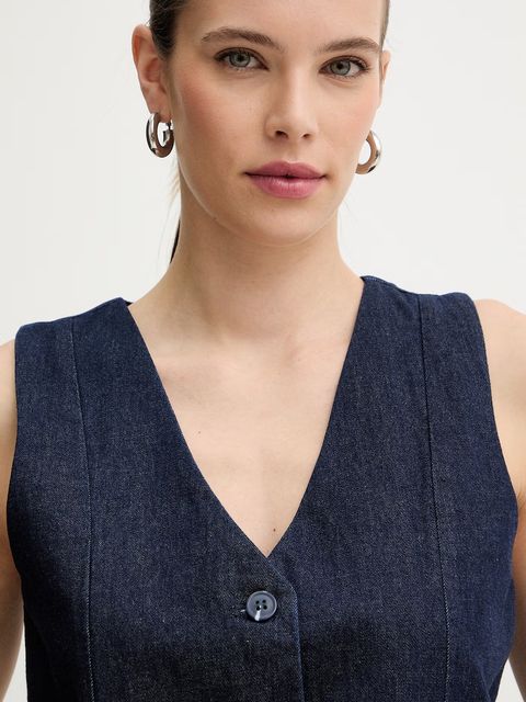 Silvian Heach kamizelka jeansowa KALANE