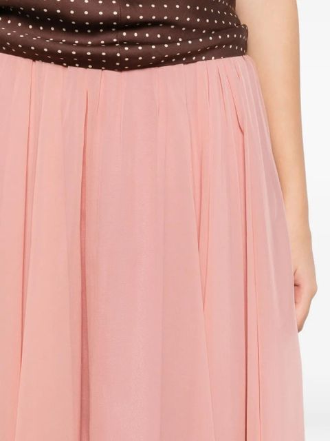 Dolce & Gabbana pleated midi skirt - Pink