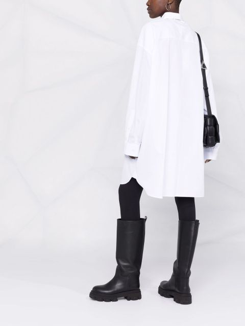 Maison Margiela poplin shirt dress - White - zdjęcie produktu nr 2
