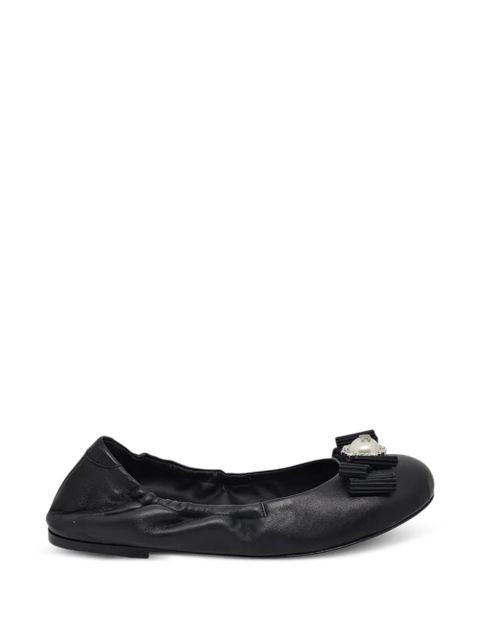 Casadei embellished ballet flats - Black - zdjęcie produktu nr 1