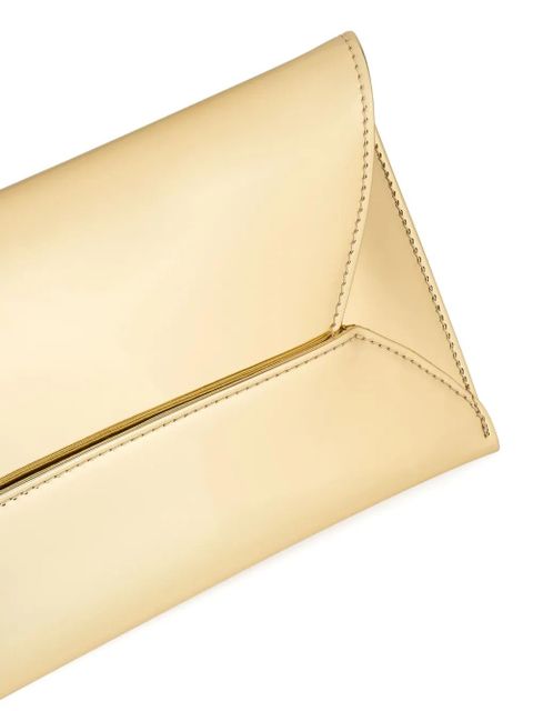 Aquazzura metallic envelope clutch - Gold