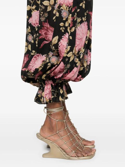 Chloé floral trousers - Black