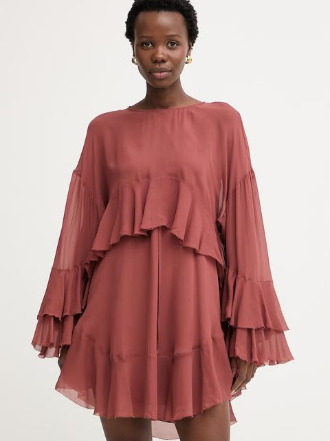 BOSS Orange sukienka z bluzką z wiskozy C Dleja - zdjęcie produktu nr 1