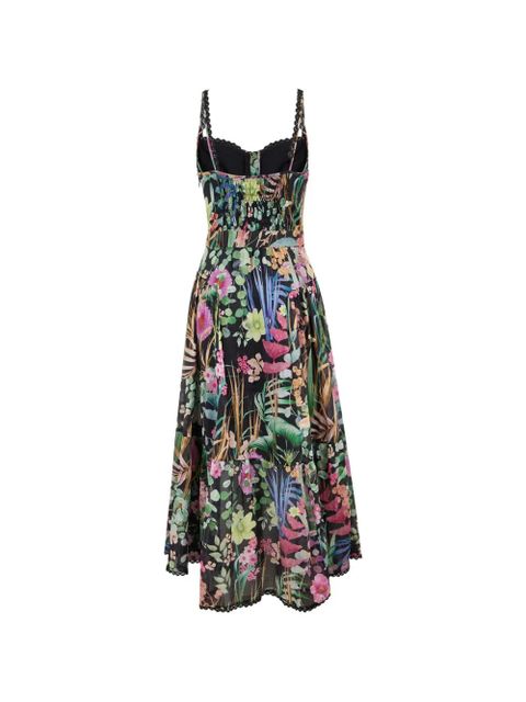 Charo Ruiz Ibiza Cael floral-print belted dress - Black - zdjęcie produktu nr 2