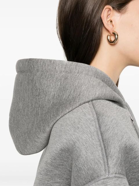 WARDROBE.NYC scuba-jersey hoodie - Grey