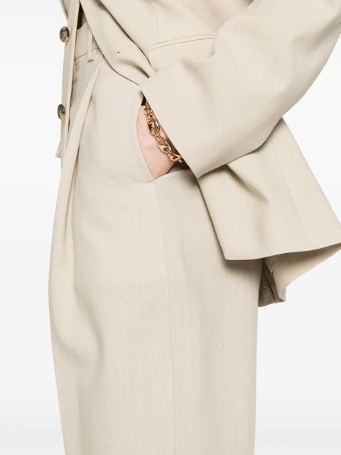 WARDROBE.NYC pleated trousers - Neutrals