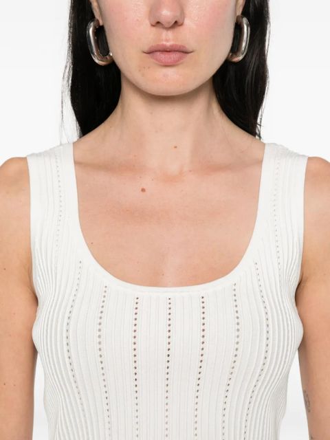 Simkhai square-neck tank top - White