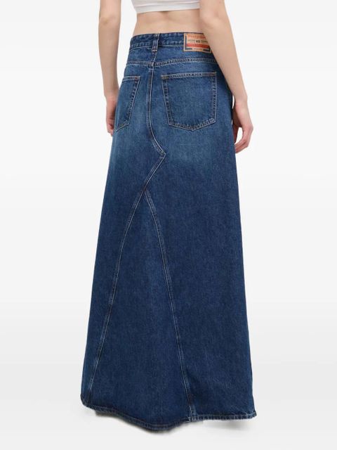 Diesel panelled maxi skirt - Blue