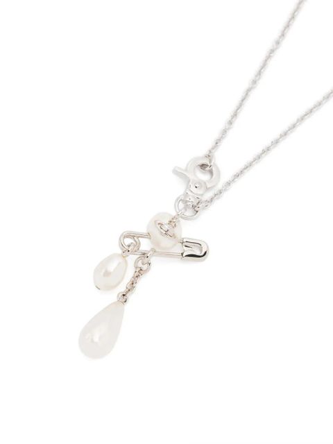 Vivienne Westwood small Claude necklace - Silver - zdjęcie produktu nr 2