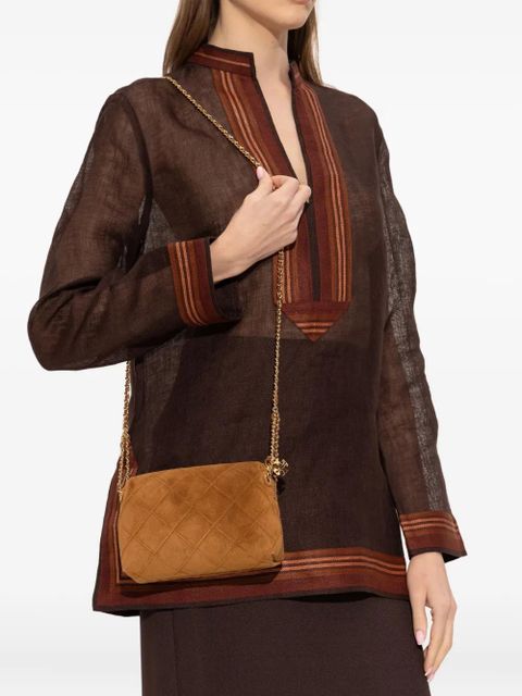 Tory Burch quilted-motif chain crossbody Bag - Brown - zdjęcie produktu nr 1
