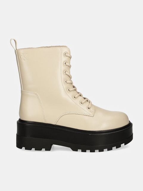 Calvin Klein Jeans workery FLATFORM HIGH LACE UP MG DL - zdjęcie produktu nr 2