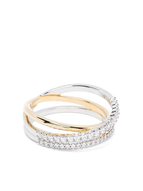 Swarovski Hyperbola band ring - White - zdjęcie produktu nr 1