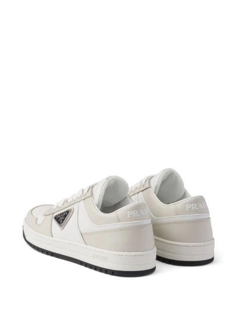 Prada Downtown leather sneakers - White