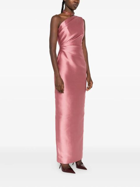 Solace London Kira one-shoulder maxi dress - Pink