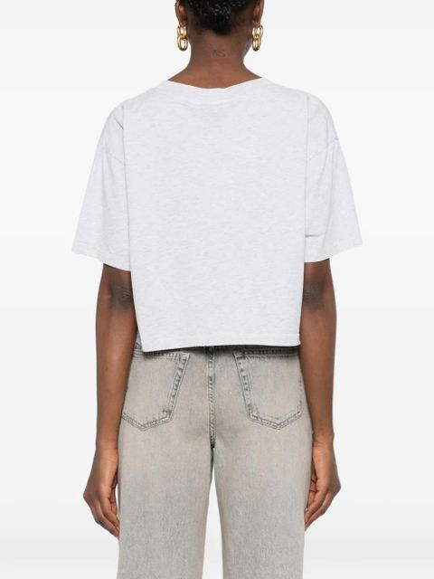 ANINE BING logo-print T-shirt - Grey