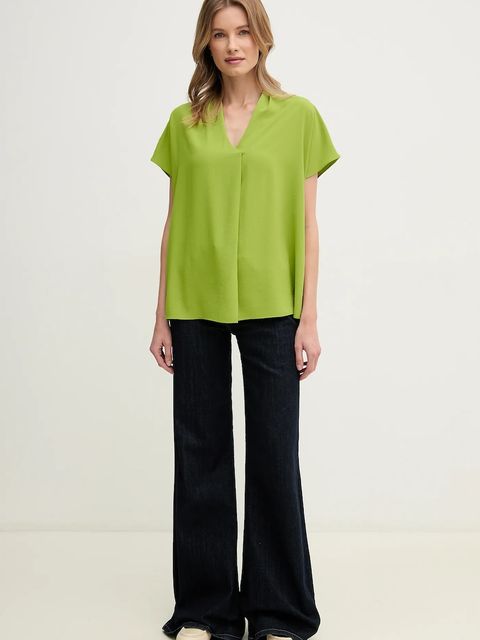 Joseph Ribkoff bluzka damska kolor zielony gładka 251087 - zdjęcie produktu nr 2