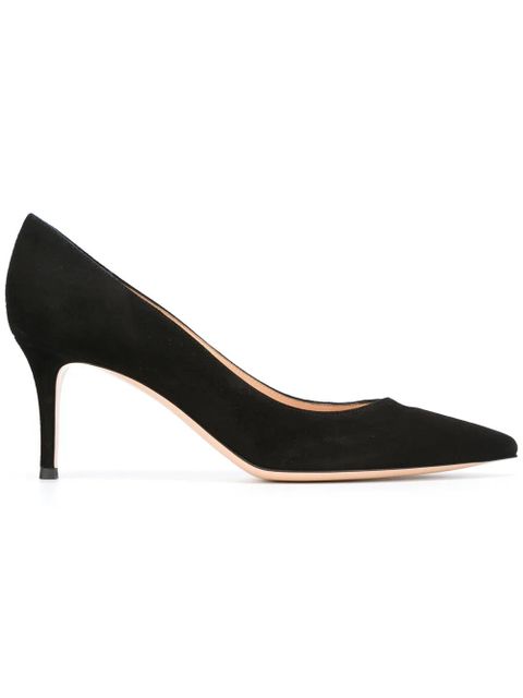 Gianvito Rossi Gianvito 70mm suede pumps - Black - zdjęcie produktu nr 1