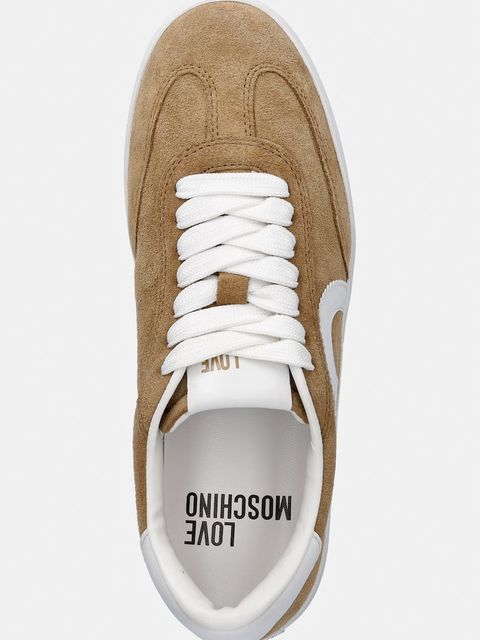 Love Moschino sneakersy zamszowe
