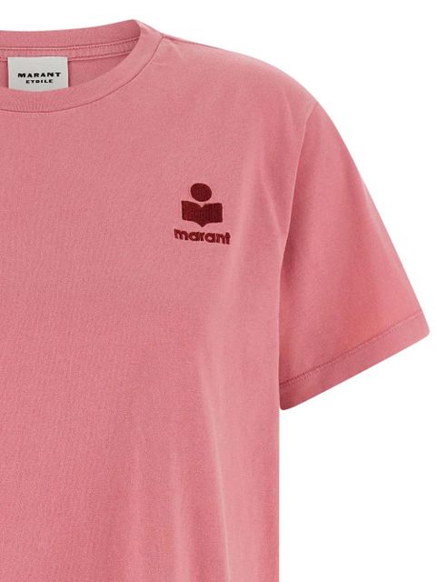 MARANT ÉTOILE Aby logo-detail T-shirt - Pink