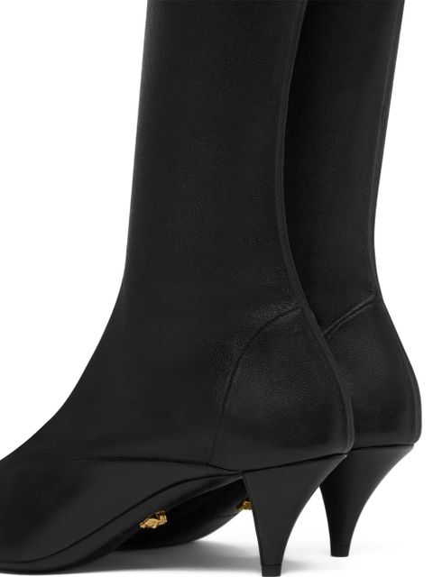 Versace 55mm Medusa-appliqué boots - Black