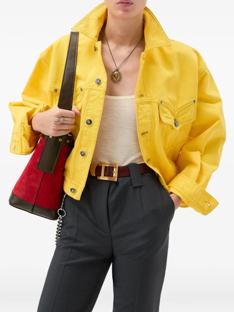 Versace denim blouson - Yellow - zdjęcie produktu nr 2