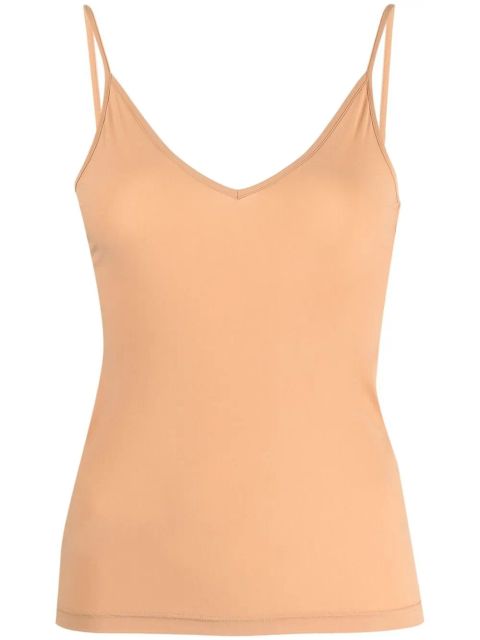 Jil Sander V-neck sleeveless top - Brown